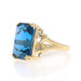Yellow Gold Lab-Created Spinel Cocktail Solitaire Ring - 10k Rect Mixed 13.21ct Yellow Gold Lab-Created Spinel Cocktail Solitaire Ring - 10k Rect Mixed 13.21ct