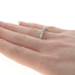 White Gold Diamond Engagement Ring - 14k Princess & Round .25ctw Three-Stone White Gold Diamond Engagement Ring - 14k Princess & Round .25ctw Three-Stone