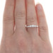 White Gold Diamond Three-Stone Engagement Ring - 14k Round .25ctw Trellis White Gold Diamond Three-Stone Engagement Ring - 14k Round .25ctw Trellis