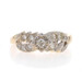 Yellow Gold Diamond Vintage Ring - 14k Round.28ctw Floral Etched Milgrain Yellow Gold Diamond Vintage Ring - 14k Round.28ctw Floral Etched Milgrain
