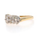 Yellow Gold Diamond Vintage Ring - 14k Round.28ctw Floral Etched Milgrain Yellow Gold Diamond Vintage Ring - 14k Round.28ctw Floral Etched Milgrain