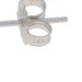 White Gold  Lab-Created Spinel Stud Earrings - 14k Oval 2.56ctw Pierced White Gold  Lab-Created Spinel Stud Earrings - 14k Oval 2.56ctw Pierced