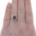 Yellow Gold Sapphire Solitaire Ring - 10k Oval 2.76ct Yellow Gold Sapphire Solitaire Ring - 10k Oval 2.76ct