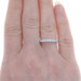 White Gold Diamond Eternity Wedding Band - 14k Round & European .88ctw Ring Sz 6 White Gold Diamond Eternity Wedding Band - 14k Round & European .88ctw Ring Sz 6