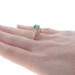 Yellow Gold Emerald & Diamond Ring - 14k Oval 1.40ctw Yellow Gold Emerald & Diamond Ring - 14k Oval 1.40ctw