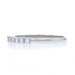 Platinum Diamond Wedding Band - Round Brilliant .12ctw Six-Stone Ring Platinum Diamond Wedding Band - Round Brilliant .12ctw Six-Stone Ring