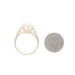 Yellow Gold White Topaz Cocktail Solitaire Ring - 10k Trillion 6.17ct Yellow Gold White Topaz Cocktail Solitaire Ring - 10k Trillion 6.17ct