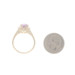 Yellow Gold Amethyst Diamond Halo Ring - 14k Pear 1.38ctw Yellow Gold Amethyst Diamond Halo Ring - 14k Pear 1.38ctw