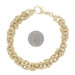 Yellow Gold Byzantine Chain Bracelet 7 1/2" - 14k Yellow Gold Byzantine Chain Bracelet 7 1/2" - 14k