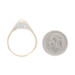 Yellow Gold Opal & Diamond Halo Ring - 14k Pear Cabochon .83ctw Yellow Gold Opal & Diamond Halo Ring - 14k Pear Cabochon .83ctw