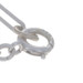 White Gold Diamond & Camphor Glass Filigree Necklace 17 1/4" 14k European Cut White Gold Diamond & Camphor Glass Filigree Necklace 17 1/4" 14k European Cut