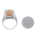 Judith Ripka Citrine & Cubic Zirconia Ring - Sterling 925 Rectangular Cushion Judith Ripka Citrine & Cubic Zirconia Ring - Sterling 925 Rectangular Cushion