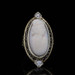 Yellow Gold Shell & Diamond Art Deco Ring 10k & 14k Carved Cameo .20ctw Vintage Yellow Gold Shell & Diamond Art Deco Ring 10k & 14k Carved Cameo .20ctw Vintage