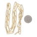 Yellow Gold Paperclip Chain Necklace 18" - 14k