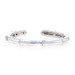 John Hardy Bamboo Onyx Hinged Kick Cuff Bracelet 6 1/2" Sterling Silver 925 Oval John Hardy Bamboo Onyx Hinged Kick Cuff Bracelet 6 1/2" Sterling Silver 925 Oval