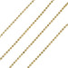 Yellow Gold Dashing Diamonds Necklace -14k Round .50ctw Bead Chain Adjustable Yellow Gold Dashing Diamonds Necklace -14k Round .50ctw Bead Chain Adjustable
