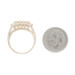 Yellow Gold Cubic Zirconia Cluster Cocktail Ring - 10k Round Brilliant 1.00ctw Yellow Gold Cubic Zirconia Cluster Cocktail Ring - 10k Round Brilliant 1.00ctw