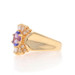 Yellow Gold Tanzanite Diamond Ring - 14k Oval 1.13ctw Yellow Gold Tanzanite Diamond Ring - 14k Oval 1.13ctw