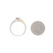 White Gold Amethyst & Diamond Bypass Ring - 14k Cushion .76ctw White Gold Amethyst & Diamond Bypass Ring - 14k Cushion .76ctw