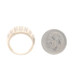 Yellow Gold Cubic Zirconia Cluster Cocktail Dome Band - 14k Round 2.50ctw Ring Yellow Gold Cubic Zirconia Cluster Cocktail Dome Band - 14k Round 2.50ctw Ring