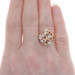 Yellow Gold Diamond Cluster Cocktail Ring - 14k Round Brilliant 0.28ctw Yellow Gold Diamond Cluster Cocktail Ring - 14k Round Brilliant 0.28ctw