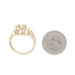 Yellow Gold Diamond Cluster Cocktail Ring - 14k Round Brilliant 0.28ctw Yellow Gold Diamond Cluster Cocktail Ring - 14k Round Brilliant 0.28ctw