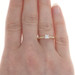 Yellow Gold Diamond Solitaire Engagement Ring - 14k Princess 0.25ct