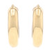 Yellow Gold Hoop Earrings - 14k Italy Round Pierced
