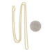 Yellow Gold Sparkle Chain Necklace 16" - 14k Italy Yellow Gold Sparkle Chain Necklace 16" - 14k Italy