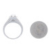 Neil Lane Diamond Halo Engagement Ring - White Gold 14k Oval 1.45ctw GIA Leaves Neil Lane Diamond Halo Engagement Ring - White Gold 14k Oval 1.45ctw GIA Leaves
