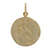 Yellow Gold Paw Print Charm - 14k Animals Nature Pets Pendant Yellow Gold Paw Print Charm - 14k Animals Nature Pets Pendant