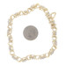 Yellow Gold Diamond Cluster Link Bracelet 6 3/4" - 14k Round 12.00ctw XOXO Yellow Gold Diamond Cluster Link Bracelet 6 3/4" - 14k Round 12.00ctw XOXO