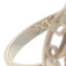 Yellow Gold Coral Vintage Cocktail Solitaire Ring - 14k Rope Scrollwork Yellow Gold Coral Vintage Cocktail Solitaire Ring - 14k Rope Scrollwork