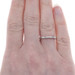 White Gold Bamboo Band - 14k Stackable Ring White Gold Bamboo Band - 14k Stackable Ring
