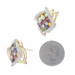 Bellarri Citrine Iolite Stud Earrings Yellow Gold 18k .24ctw Pierced/Non-Pierced Bellarri Citrine Iolite Stud Earrings Yellow Gold 18k .24ctw Pierced/Non-Pierced