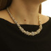 Yellow Gold Diamond Graduated Link Necklace 15 1/2" - 14k Round 7.00ctw XOXO