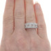 EFFY Diamond Cluster Cocktail Band - White Gold 14k Round 1.00ctw Milgrain Ring EFFY Diamond Cluster Cocktail Band - White Gold 14k Round 1.00ctw Milgrain Ring