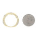 Roberto Coin Appassionata Woven Band - Yellow Gold 18k Statement Ring Size 6 Roberto Coin Appassionata Woven Band - Yellow Gold 18k Statement Ring Size 6