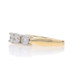 Yellow Gold Diamond Three-Stone Engagement Ring - 14k Round 1.00ctw Yellow Gold Diamond Three-Stone Engagement Ring - 14k Round 1.00ctw