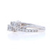 Ever Us Diamond Bypass Engagement Ring - White Gold 14k Round 1.00ctw Two-Stone Ever Us Diamond Bypass Engagement Ring - White Gold 14k Round 1.00ctw Two-Stone