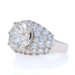 White Gold Diamond Ring - 14k Round Brilliant 10.31ctw