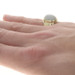 Yellow Gold Beryl Men's Ring - 18k Oval Cabochon 5.46ct Solitaire Yellow Gold Beryl Men's Ring - 18k Oval Cabochon 5.46ct Solitaire