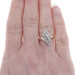 Yellow Gold Diamond Cluster Waterfall Bypass Ring - 10k Round Brilliant .50ctw Yellow Gold Diamond Cluster Waterfall Bypass Ring - 10k Round Brilliant .50ctw