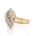 Yellow Gold Diamond Cluster Waterfall Bypass Ring - 10k Round Brilliant .50ctw Yellow Gold Diamond Cluster Waterfall Bypass Ring - 10k Round Brilliant .50ctw
