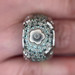 Le Vian Alexandrite Diamond Cluster Band - White Gold 14k 1.32ctw Flowers Ring Le Vian Alexandrite Diamond Cluster Band - White Gold 14k 1.32ctw Flowers Ring