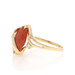 Yellow Gold Goldstone & Cubic Zirconia Bypass Ring - 14k Marquise Cabochon Yellow Gold Goldstone & Cubic Zirconia Bypass Ring - 14k Marquise Cabochon