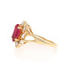 Yellow Gold Ruby Diamond Halo Ring - 14k Marquise 1.00ctw Yellow Gold Ruby Diamond Halo Ring - 14k Marquise 1.00ctw