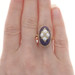 Yellow Gold Cultured Pearl & Diamond Victorian Cluster Bypass Ring 18k Antique Yellow Gold Cultured Pearl & Diamond Victorian Cluster Bypass Ring 18k Antique