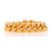 Yellow Gold Fancy Curb Chain Bracelet 8 1/4" - 18k Ribbed Yellow Gold Fancy Curb Chain Bracelet 8 1/4" - 18k Ribbed