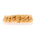 Yellow Gold Fancy Curb Chain Bracelet 8 1/4" - 18k Ribbed Yellow Gold Fancy Curb Chain Bracelet 8 1/4" - 18k Ribbed